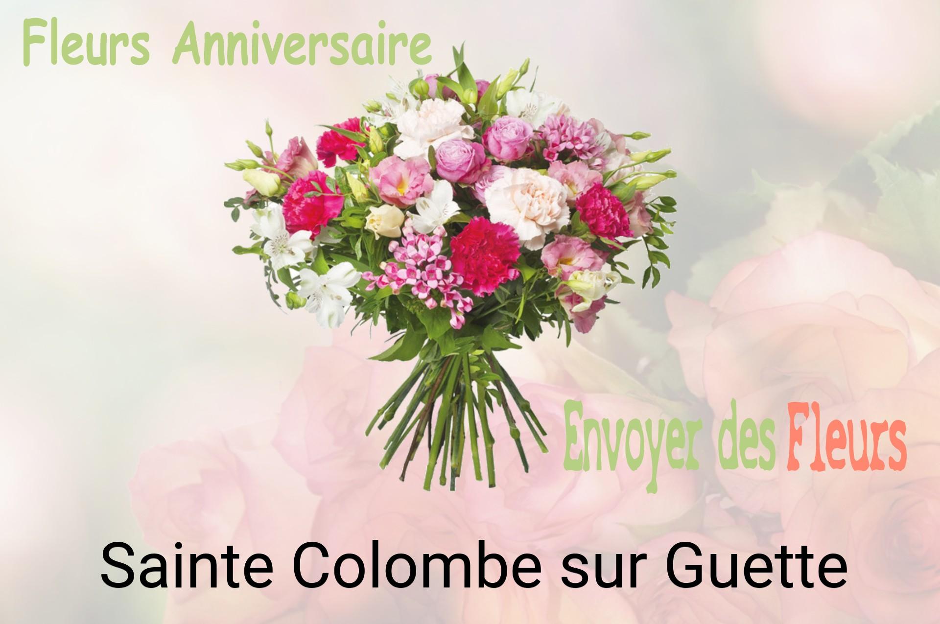 Bouquet de fleurs d’anniversaire livré à Sainte-Colombe-sur-Guette
