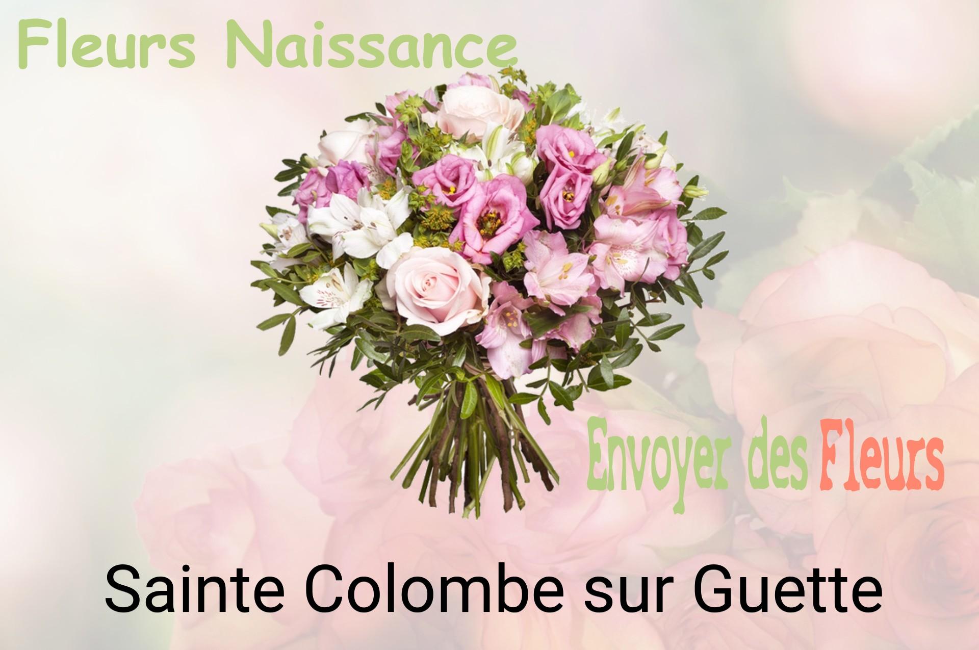 Bouquet de fleurs de naissance livré à Sainte-Colombe-sur-Guette