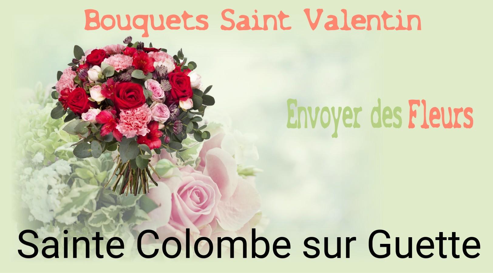 Roses de Saint-Valentin livrées à Sainte-Colombe-sur-Guette